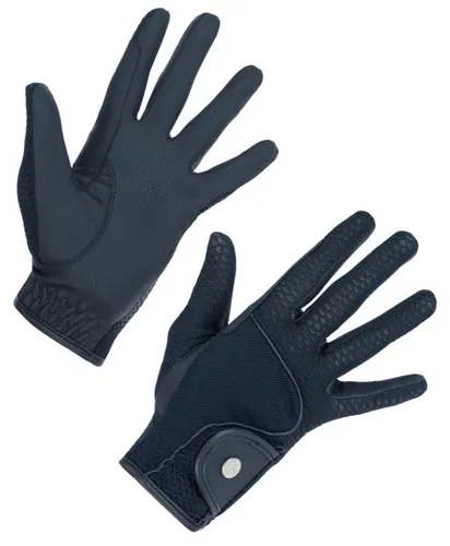 Фото Перчатки Dark Navy с перфорацией. Covalliero
