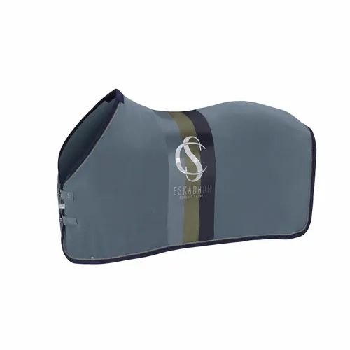 Фото Попона флисовая Fleece Stripe Steel Blue Sports 25. Eskadron