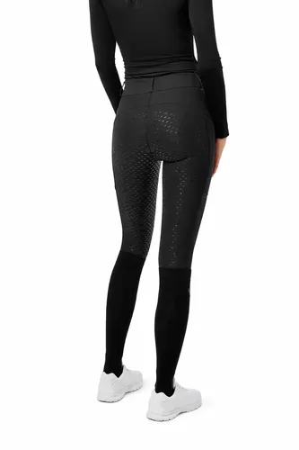 Фото Бриджи Elite Black, полная силиконовая лея. Equestrian Stockholm