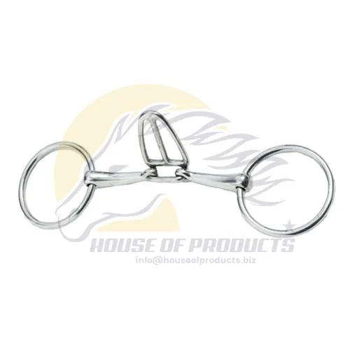 Фото Трензель с лопаткой Loose ring Double jointed tongue. House Of Products