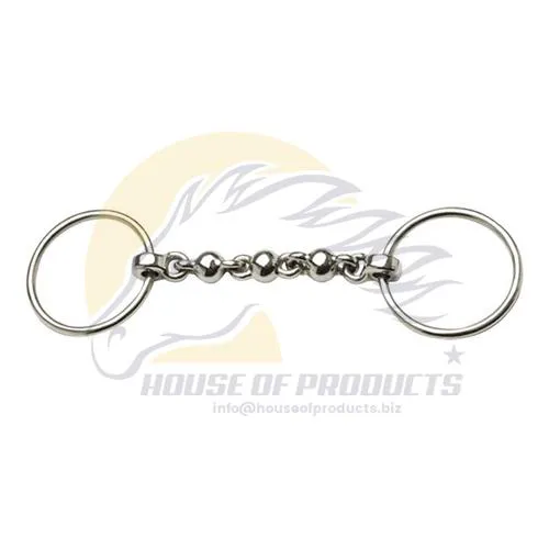 Фото Трензель восьмерка "Шарики" Loose Ring Waterford Snaffle. House Of Products