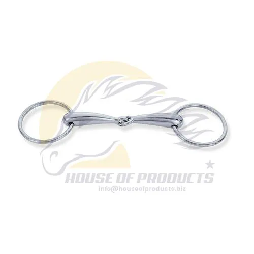 Фото Трензель девятка Hollow Mouth Loose Ring snaffle. House Of Products