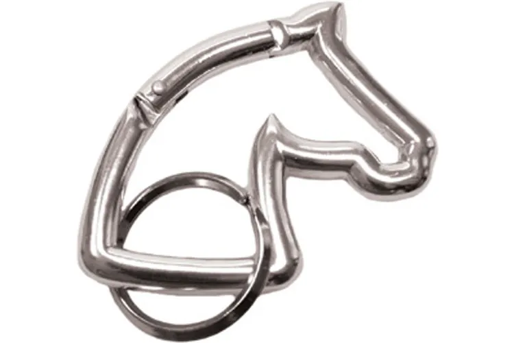 Фото Брелок-карабин Horse Head Silver. Happy Ross