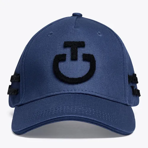 Фото Кепка With An Tufted Stitch Logo Atlantic Blue/Black. Cavalleria Toscana