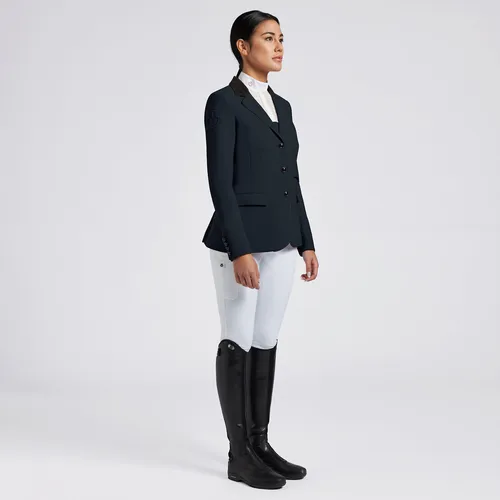 Фото Редингот With Alcantara Collar and Buttons Navy. Cavalleria Toscana