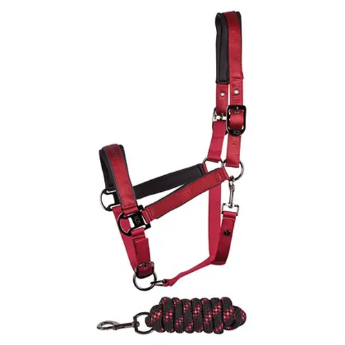 Фото Недоуздок с чомбуром Satin Eli, неопреновая подкладка. Harry's Horse