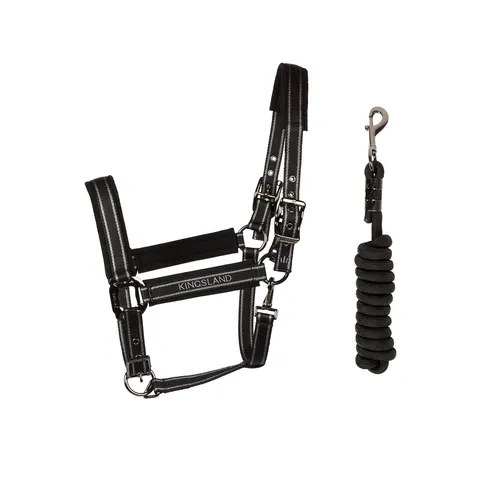 Фото Недоуздок с чомбуром Mona Black. Kingsland