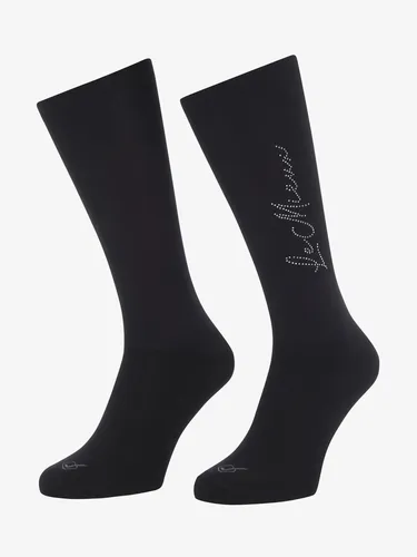 Фото Гольфы Sparkle Competition Black. LeMieux