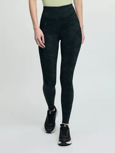 Фото Бриджи леггинсы Naomi Camo Black, полная силиконовая лея. LeMieux