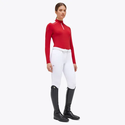 Фото Лонгслив Jersey Zip Polo Red. Cavalleria Toscana