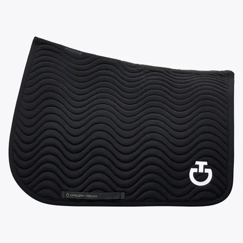 Фото Вальтрап конкурный Wave-Quilted Black. Cavalleria Toscana