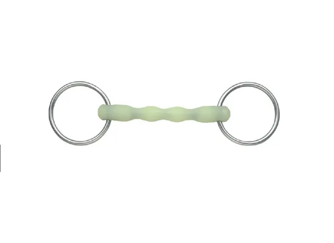 Фото Трензель прямой Equikind Ripple Loose Ring Snaffle. Shires