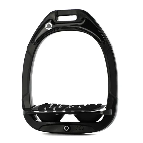 Фото Стремена амортизирующие Green Composite Black, прямая платформа. Flex-On