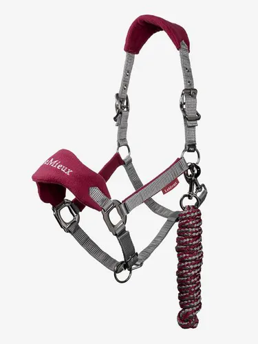 Фото Недоуздок с чомбуром Vogue Mulberry. LeMieux