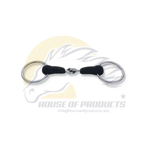 Фото Трензель девятка с резиновым грызлом Rubber Covered Jointed. House Of Products