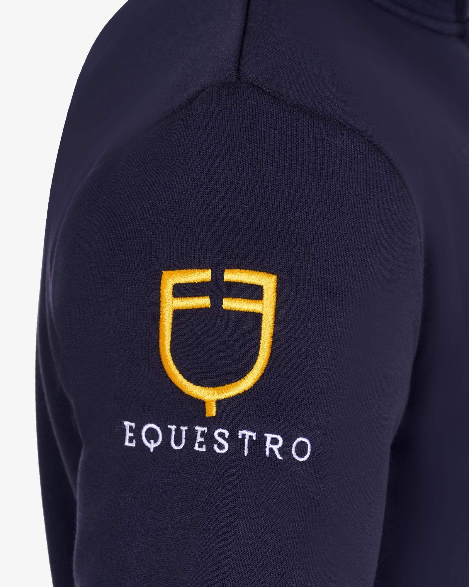 Толстовка мужская с капюшоном Multi-Logo Navy 2024. Equestro 4