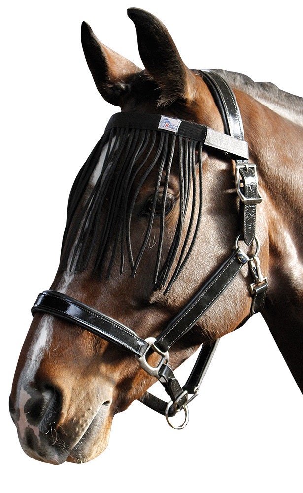 Налобник от мух с бахромой. Harrys Horse 2