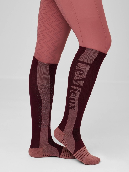 Гольфы Silicone Performance Merlot, с силиконом. LeMieux 2