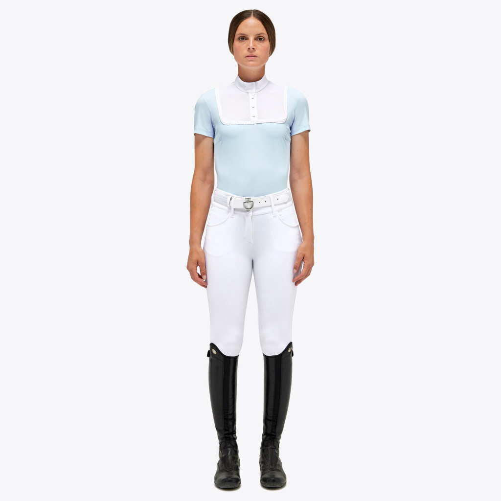 Рубашка турнирная Decorative Powder Blue. Cavalleria Toscana