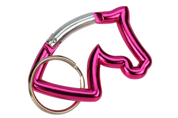 Брелок-карабин Horse Head Pink. Happy Ross