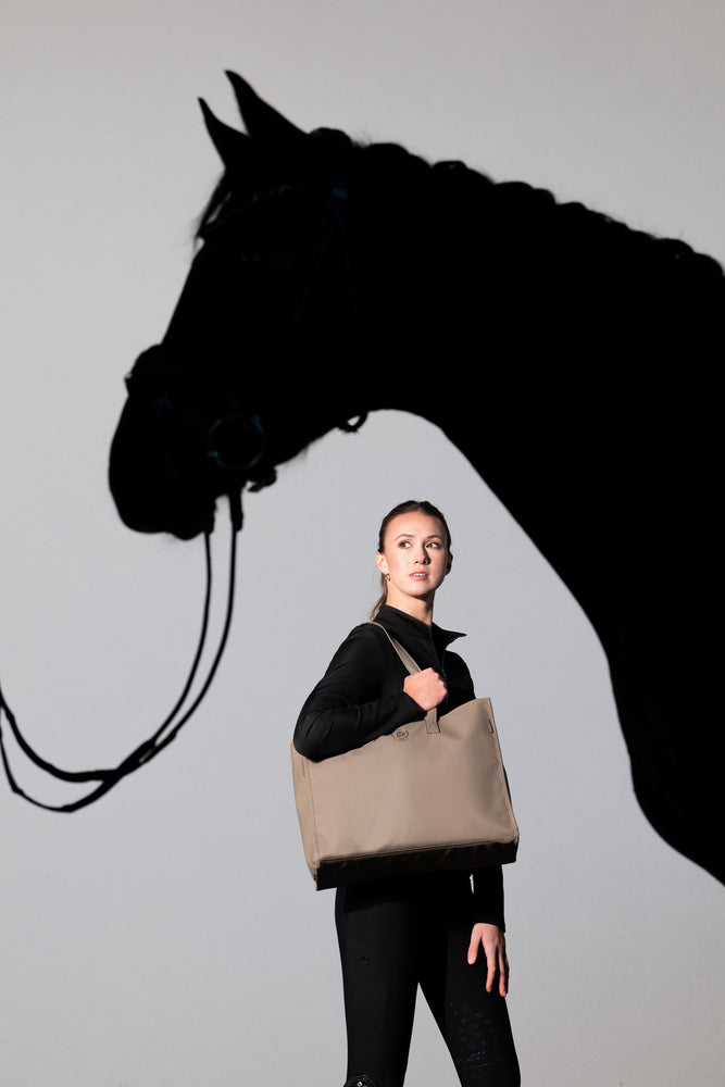 Сумка Faux Leather Shopper Black Platinum 25. Eskadron 3
