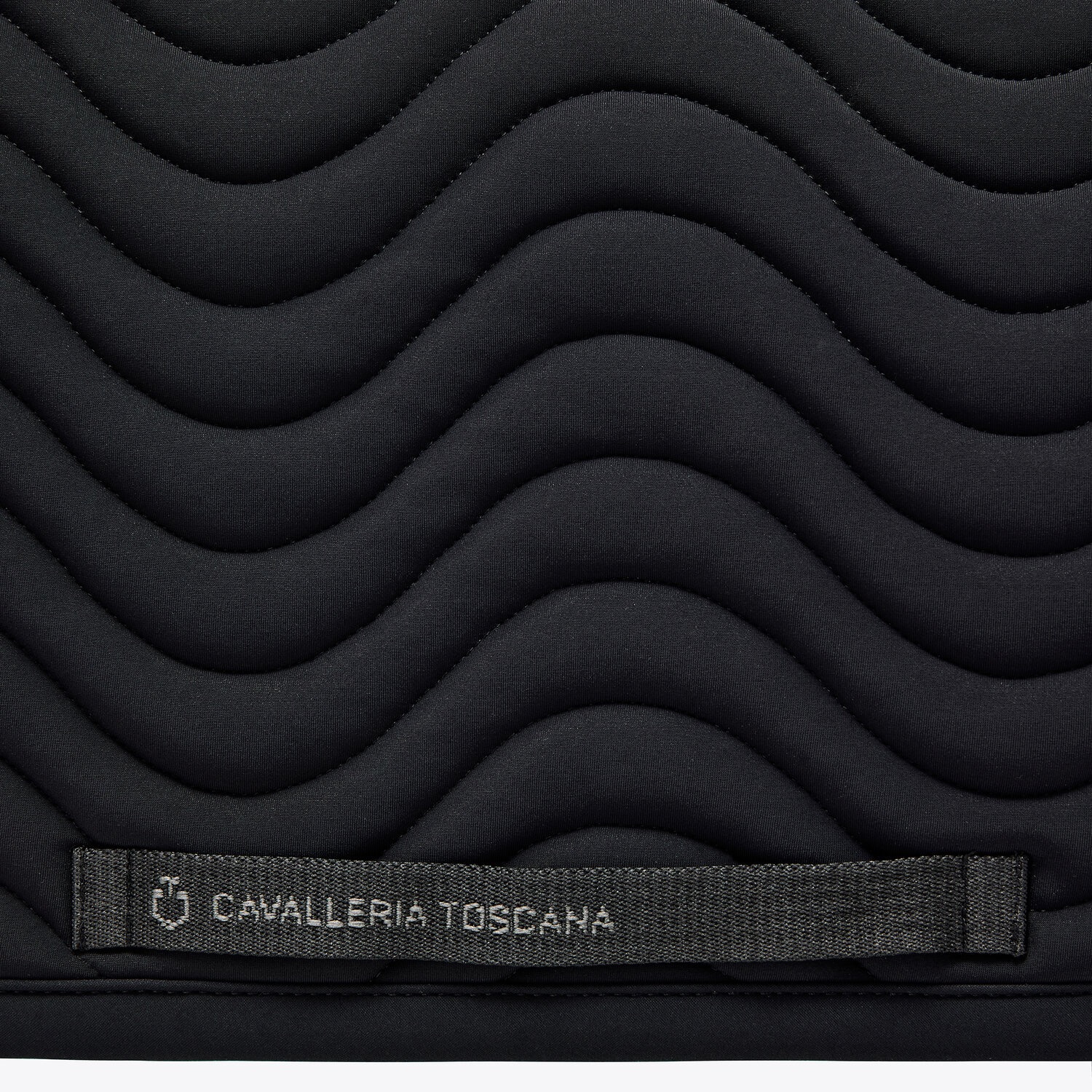 Вальтрап конкурный Wave-Quilted Black. Cavalleria Toscana 3