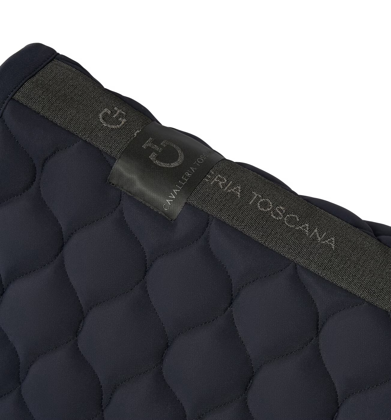 Вальтрап выездковый With Circular Quilting Dark Blue. Cavalleria Toscana 2