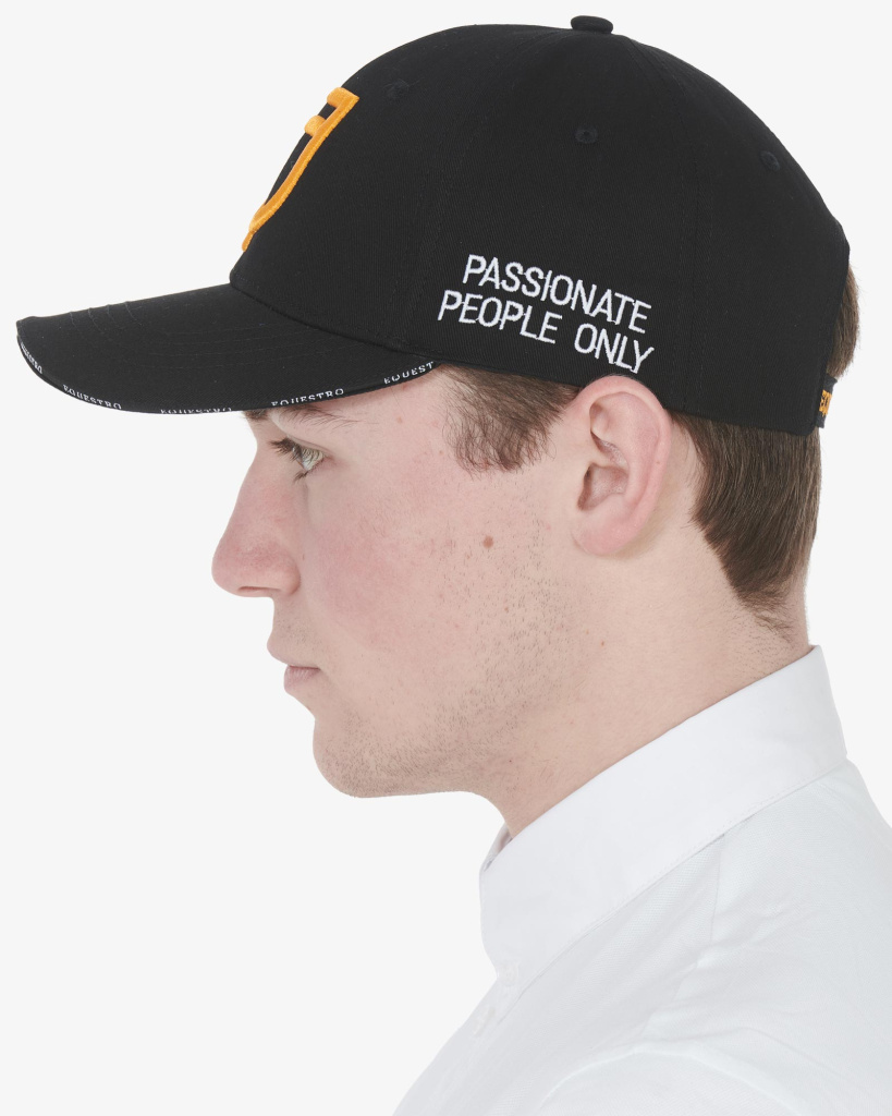 Кепка Black/Yellow. Equestro 6