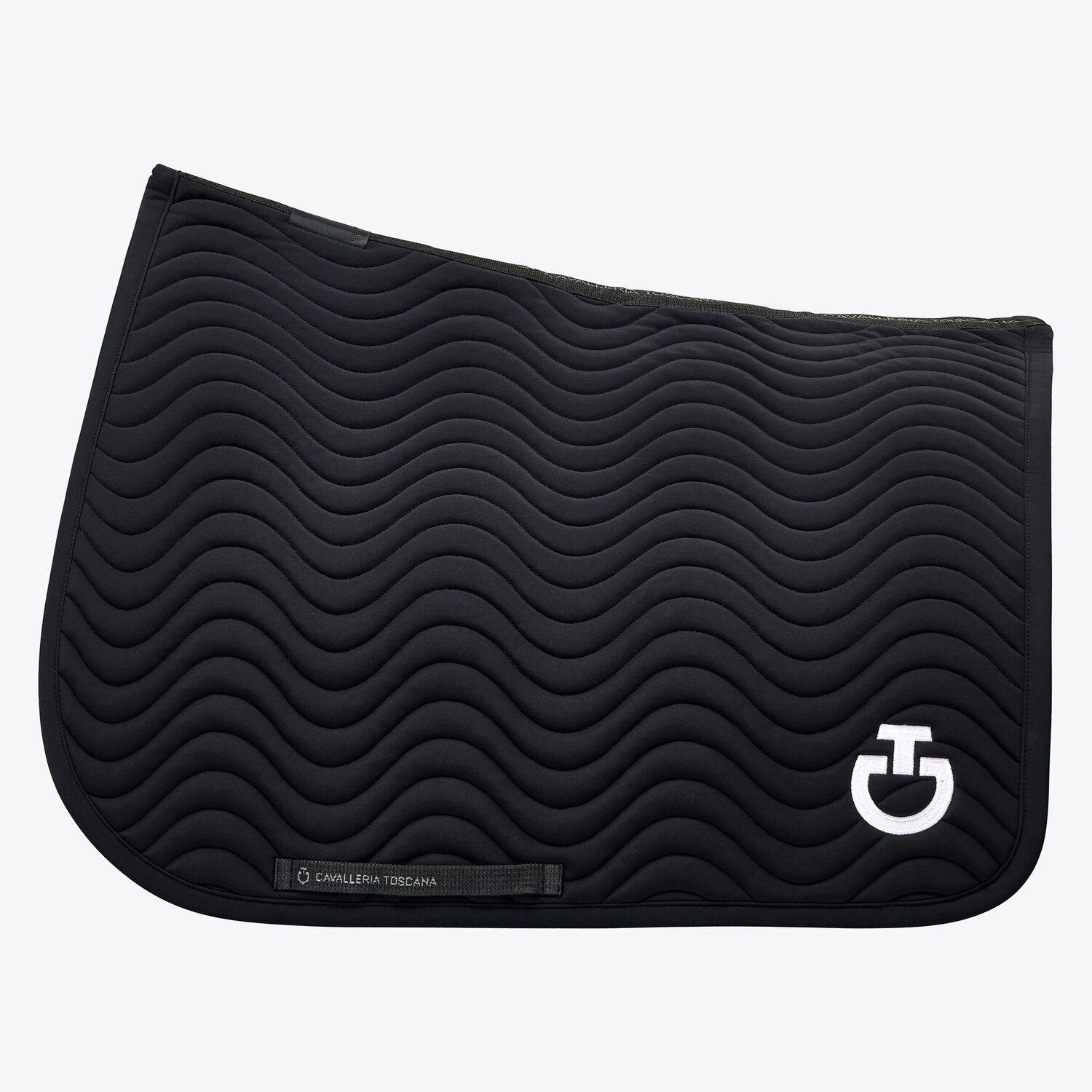 Вальтрап конкурный Wave-Quilted Black. Cavalleria Toscana