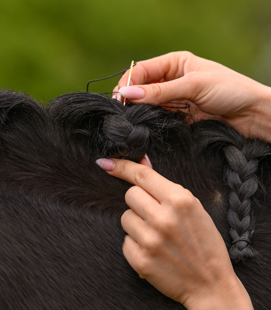 Набор для заплетания гривы Mane-Plaiting Set. Waldhausen 3