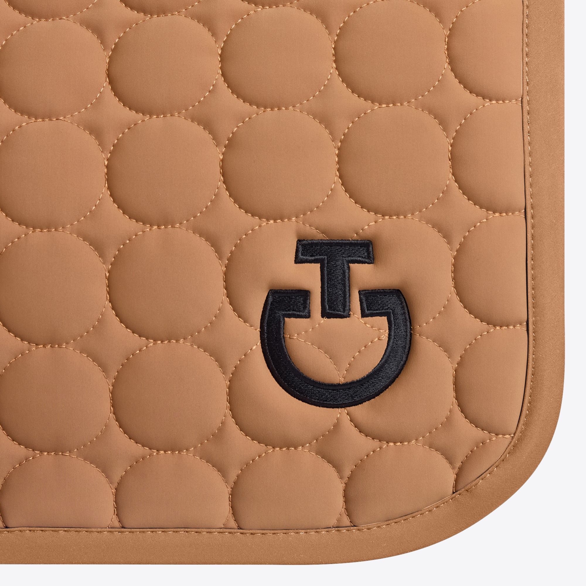 Вальтрап конкурный in Circular Quilted Jersey Camel. Cavalleria Toscana 3