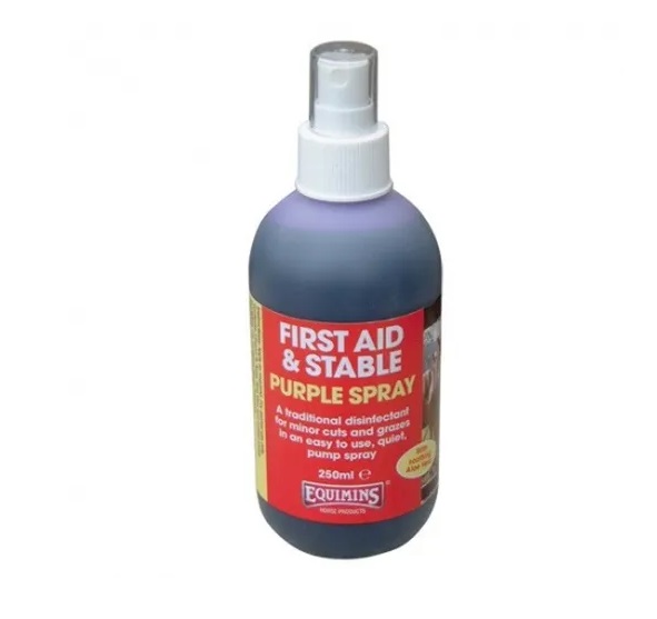 Спрей ранозаживляющий Purple Spray, 250 мл. Equimins