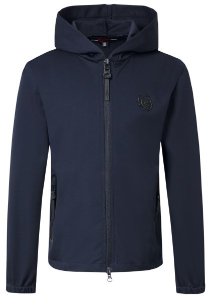 Куртка ветровка с капюшоном, детская Dark Navy. Covalliero