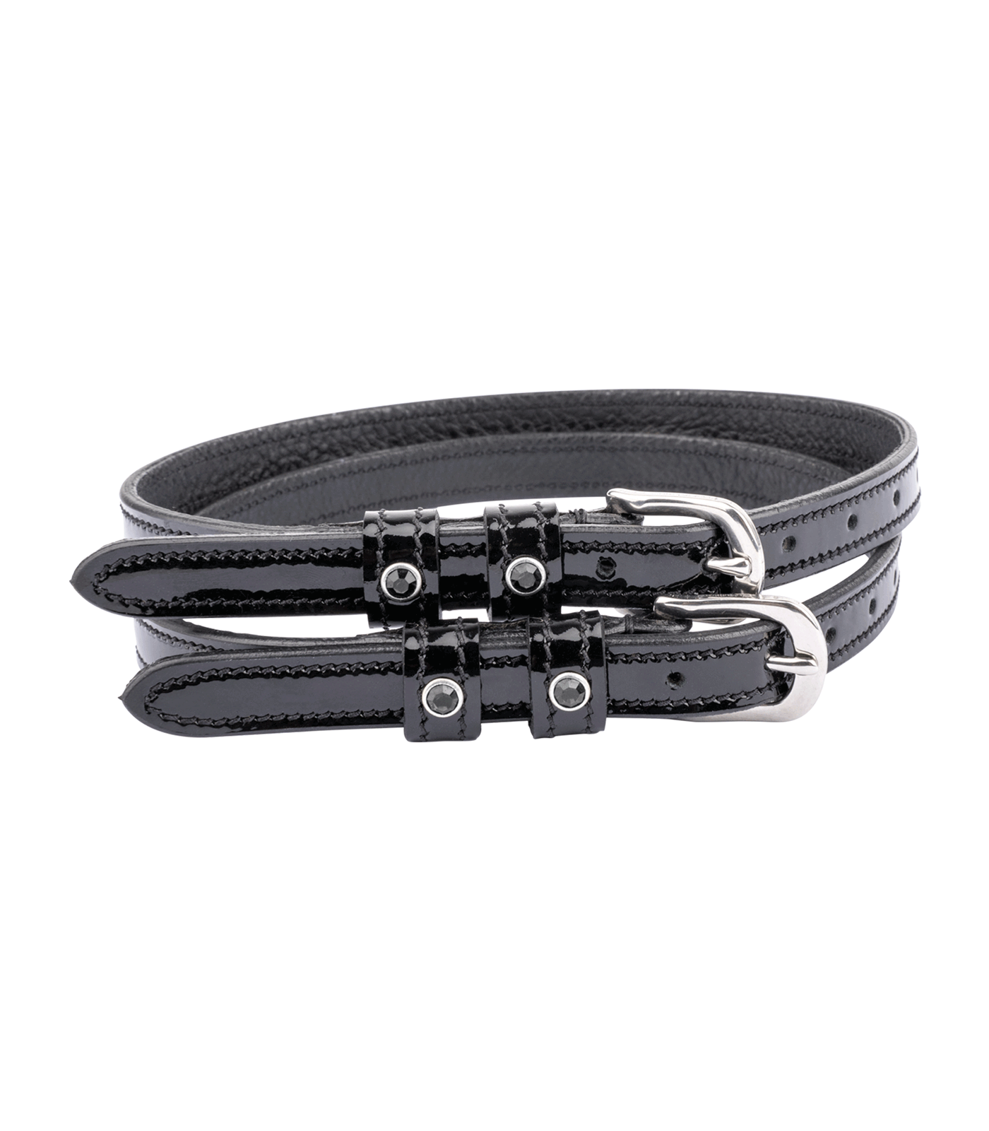 Тренчики лаковые Black/Black, кожа. Waldhausen 4