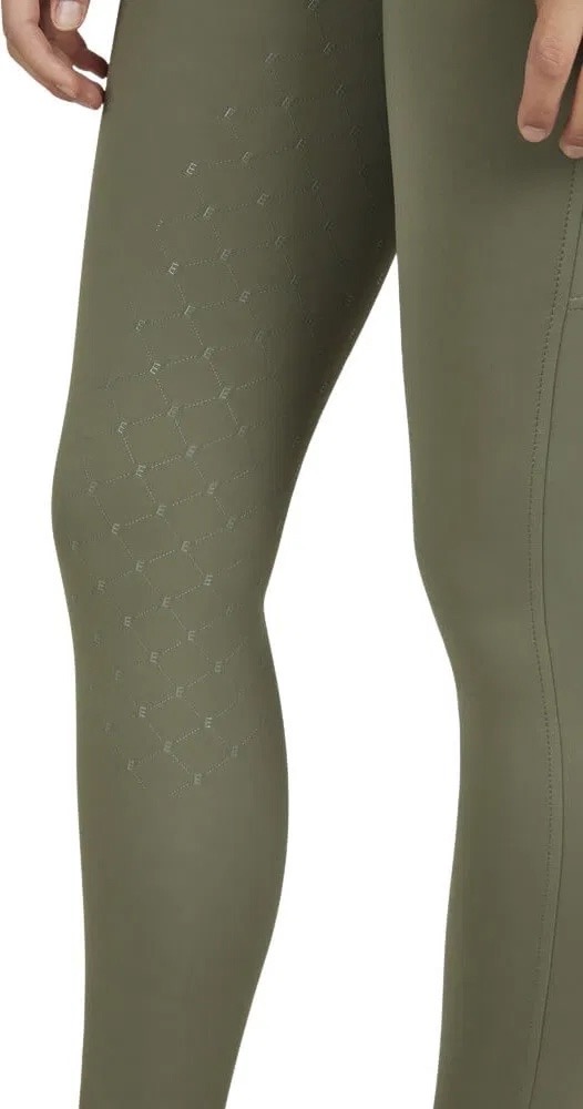 Бриджи леггинсы Flex Dusty Olive Sports 25, полная силиконовая лея. Eskadron 4