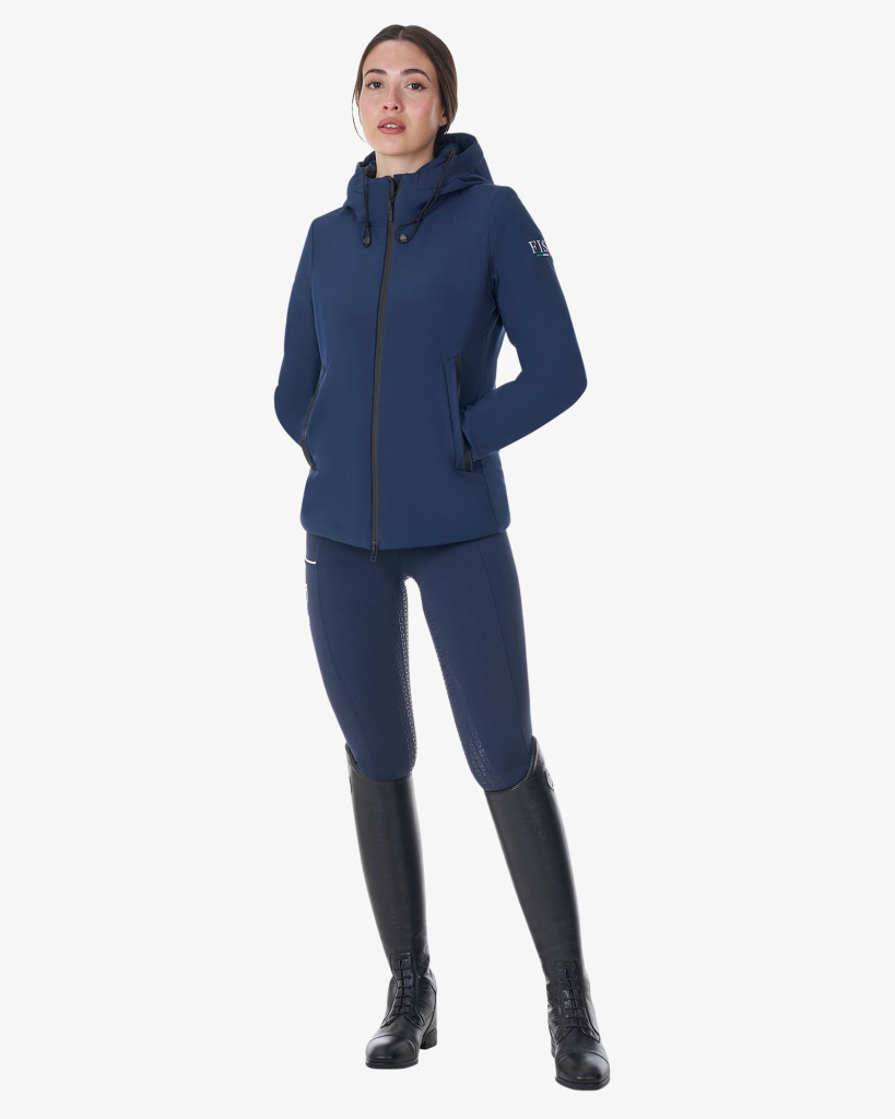 Куртка пуховик Waterproof Navy Blazer. Equestro 9