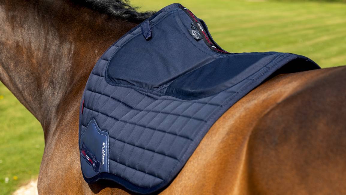 Вальтрап с корректирующим амортизатором Pro Sorb Navy, конкурный. LeMieux 2