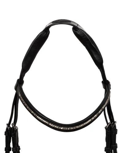 Уздечка трензельная Creazione Black/Black. Acavallo 3