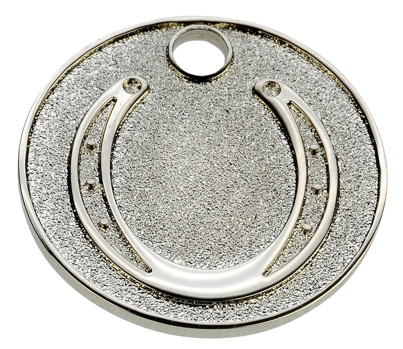 Брелок для ключей с монетой "Horse and Horse Shoe" 3