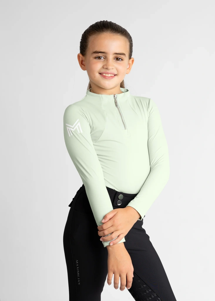 Лонгслив детский YR Sage Green. Maximilian