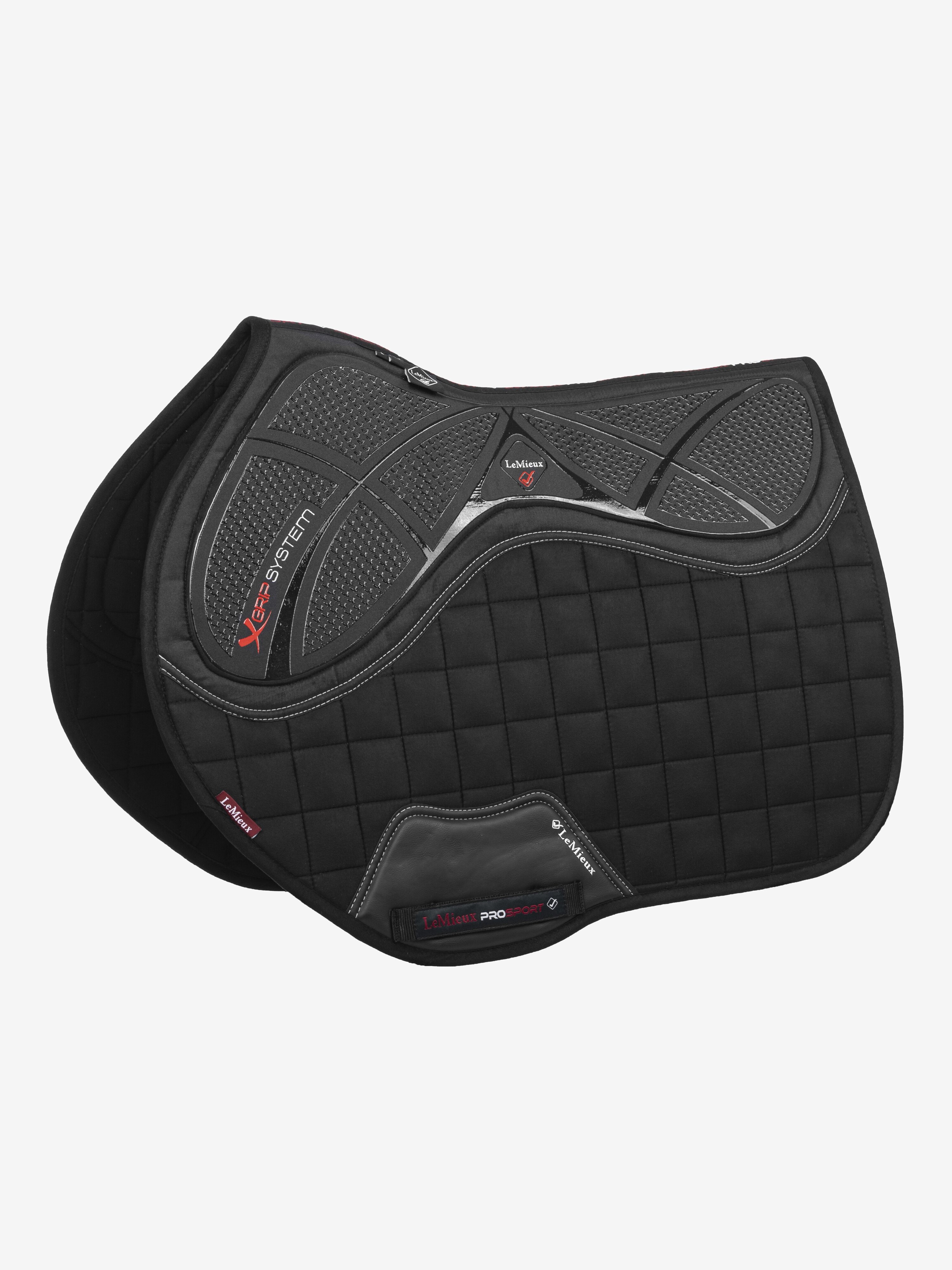 Вальтрап конкурный с амортизатором X-Grip Silicone EuroJump Square Black. LeMieux