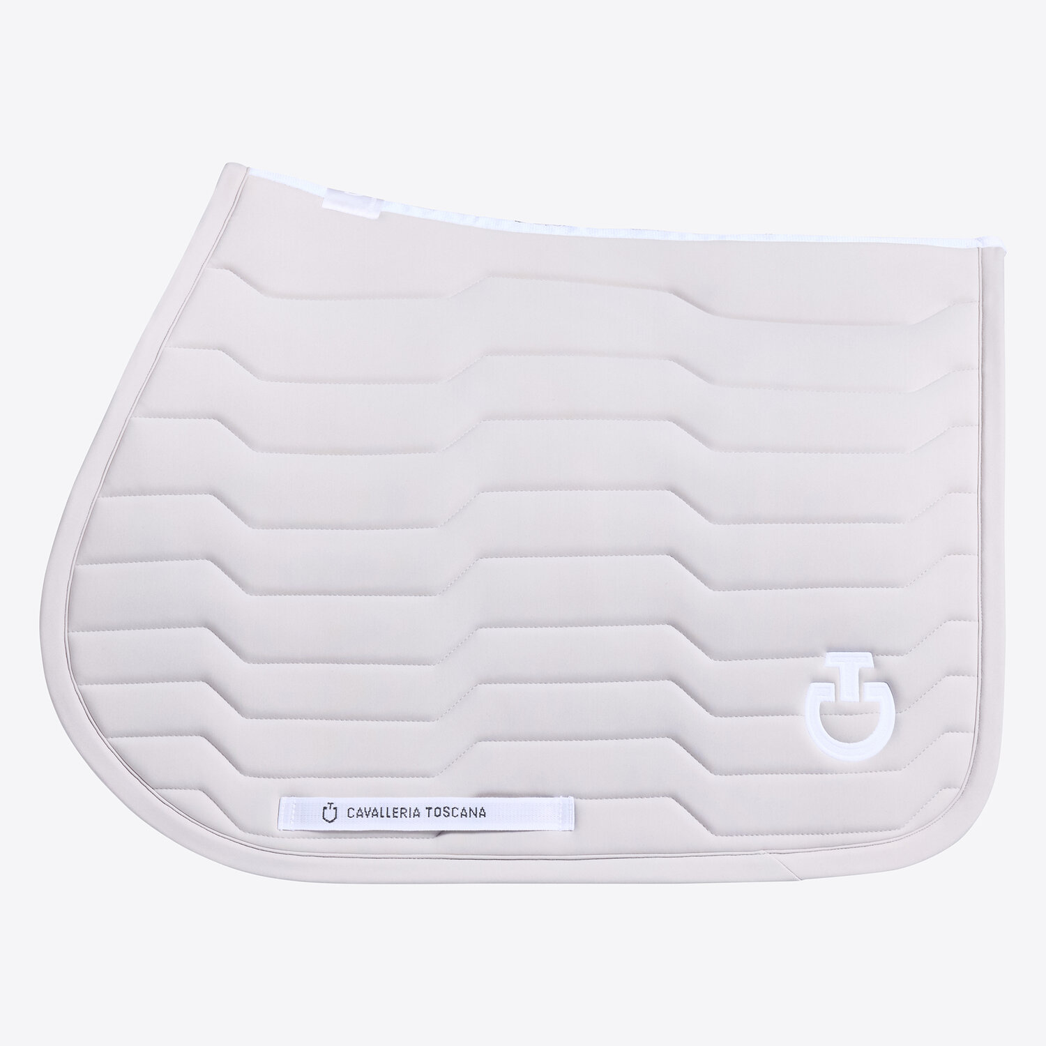 Вальтрап конкурный Revolution with Technical Quilting Light Grey. Cavalleria Toscana