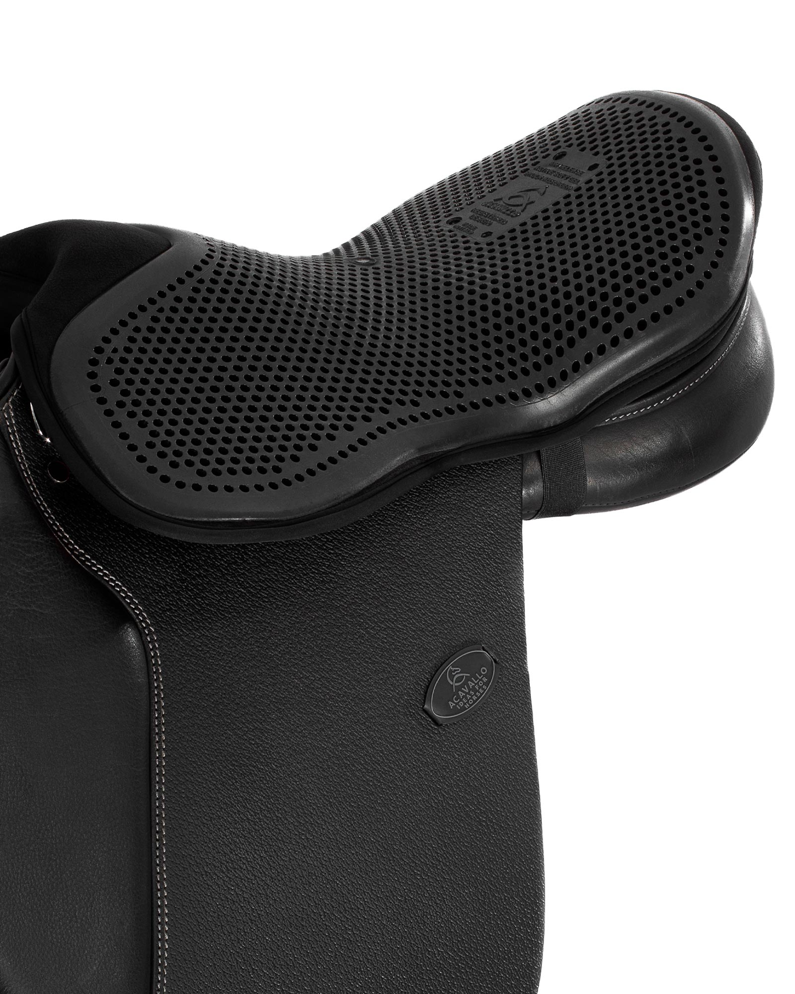 Гель на конкурное седло Classic Black, 10 мм. Acavallo