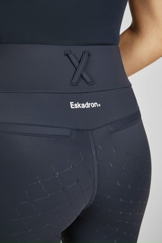 Бриджи леггинсы Flex Navy Sports 26, полная силиконовая лея. Eskadron 3