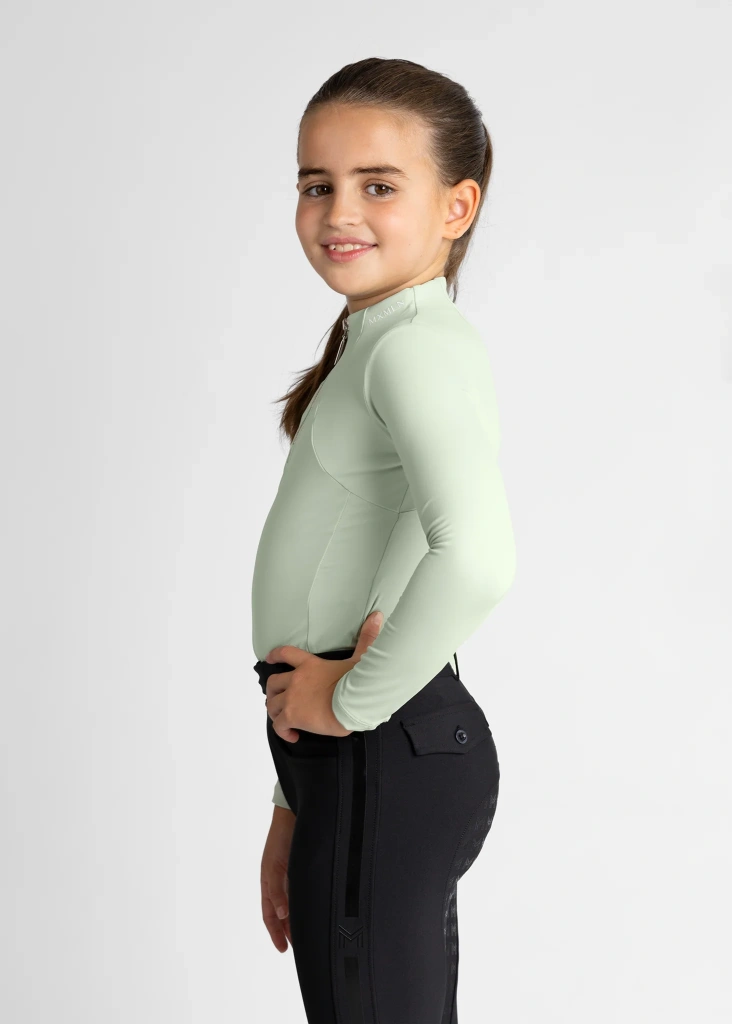 Лонгслив детский YR Sage Green. Maximilian 3