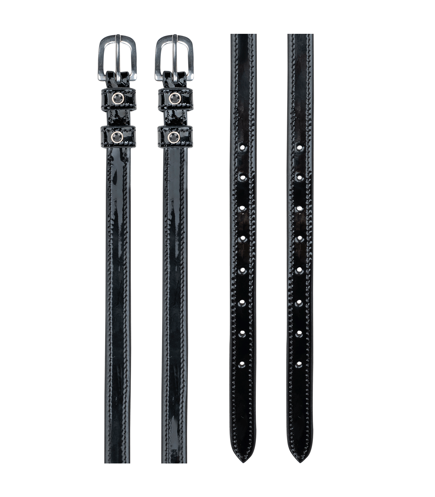 Тренчики лаковые Black/Black, кожа. Waldhausen 3