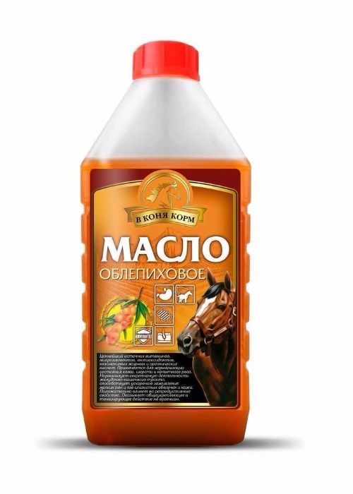 Масло облепиховое, 1 л. В Коня Корм