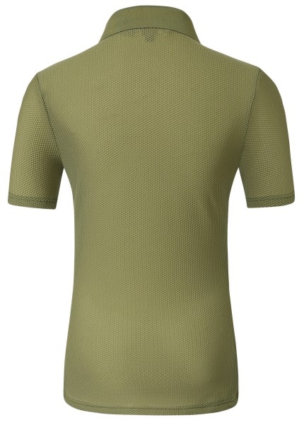 Поло с перфорацией Olive. Covalliero 2
