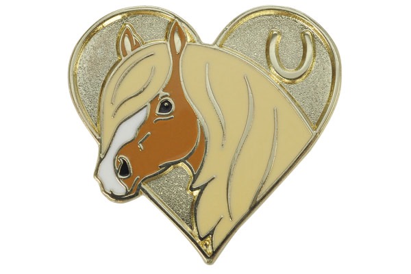 Значок I love Horses. Happy Ross