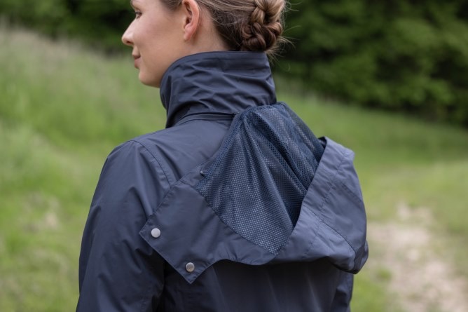 Дождевик пальто Dark Navy. Covalliero 6